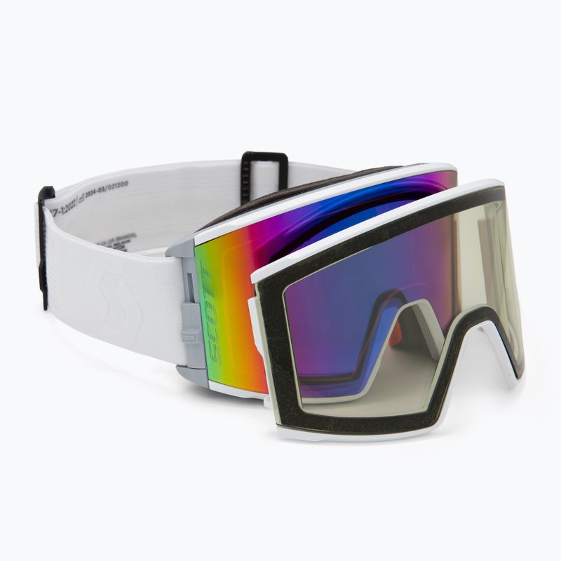 Gogle narciarskie SCOTT React mineral white/enhancer teal chrome/amp pro green