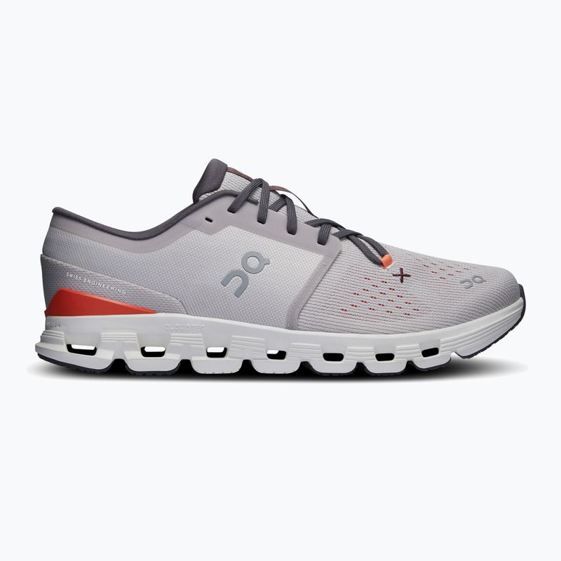Buty treningowe męskie On Cloud X 4 silver/flame 8
