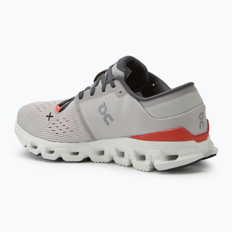 Buty treningowe męskie On Cloud X 4 silver/flame 3