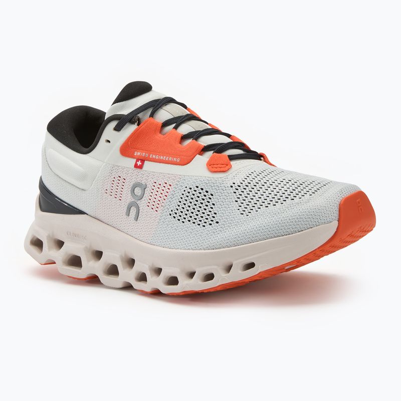 Buty do biegania damskie On Cloudstratus 3 white/sand