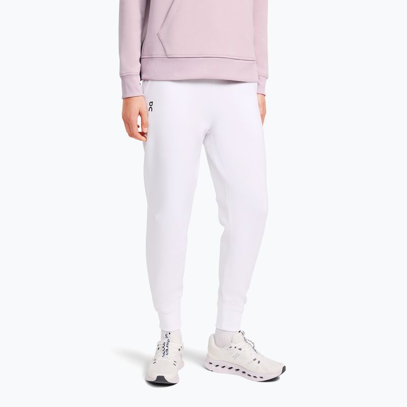 Spodnie treningowe damskie On Sweat white