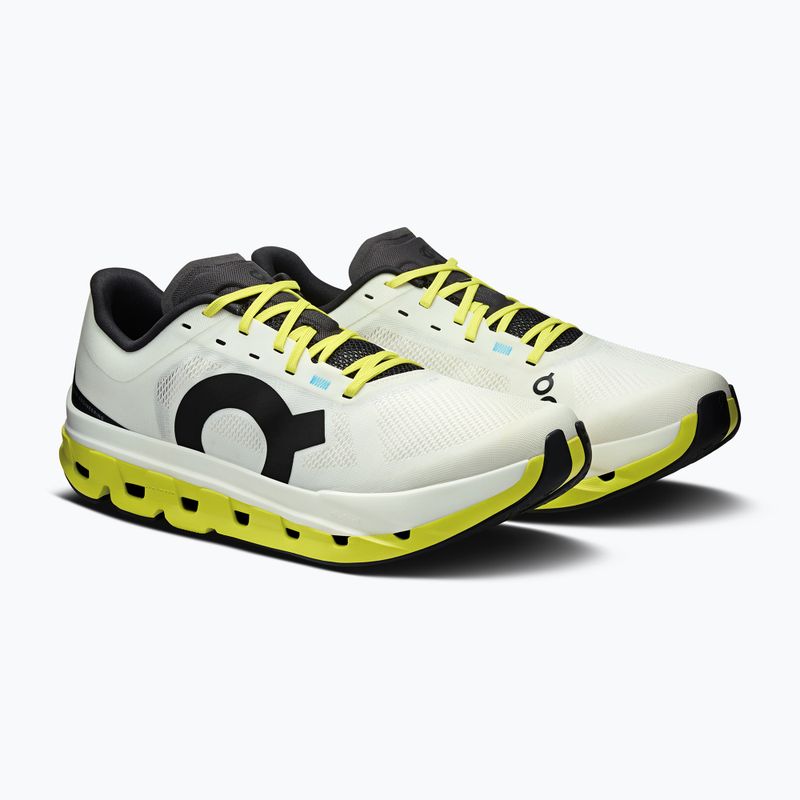 Buty do biegania męskie On Cloudflow 5 white/lime 10