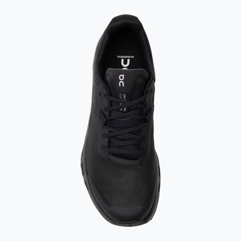 Buty do biegania damskie On Cloudvista 2 black/black 5
