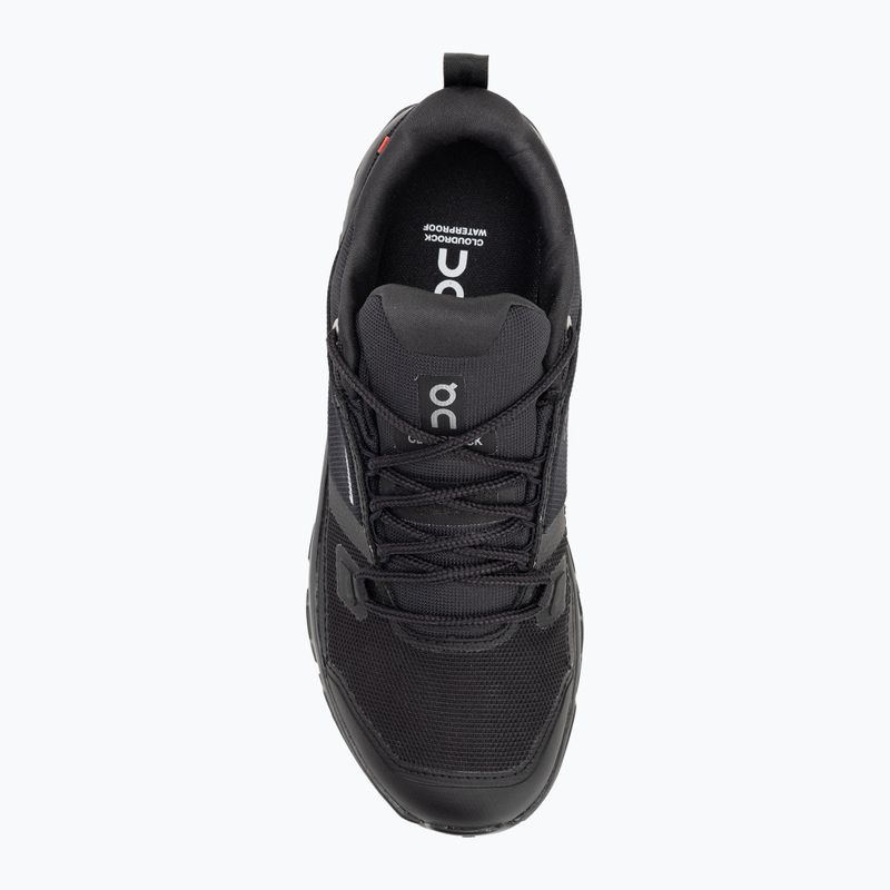 Buty damskie On Cloudrock Low Waterproof black/black 5