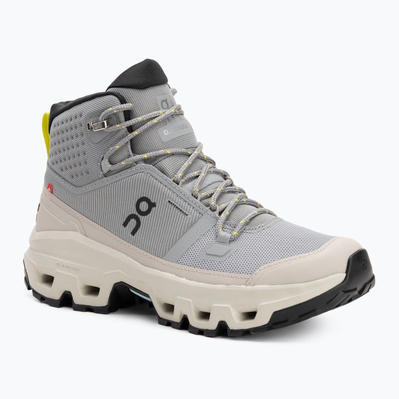 Buty damskie On Cloudrock Mid Waterproof alloy/ice