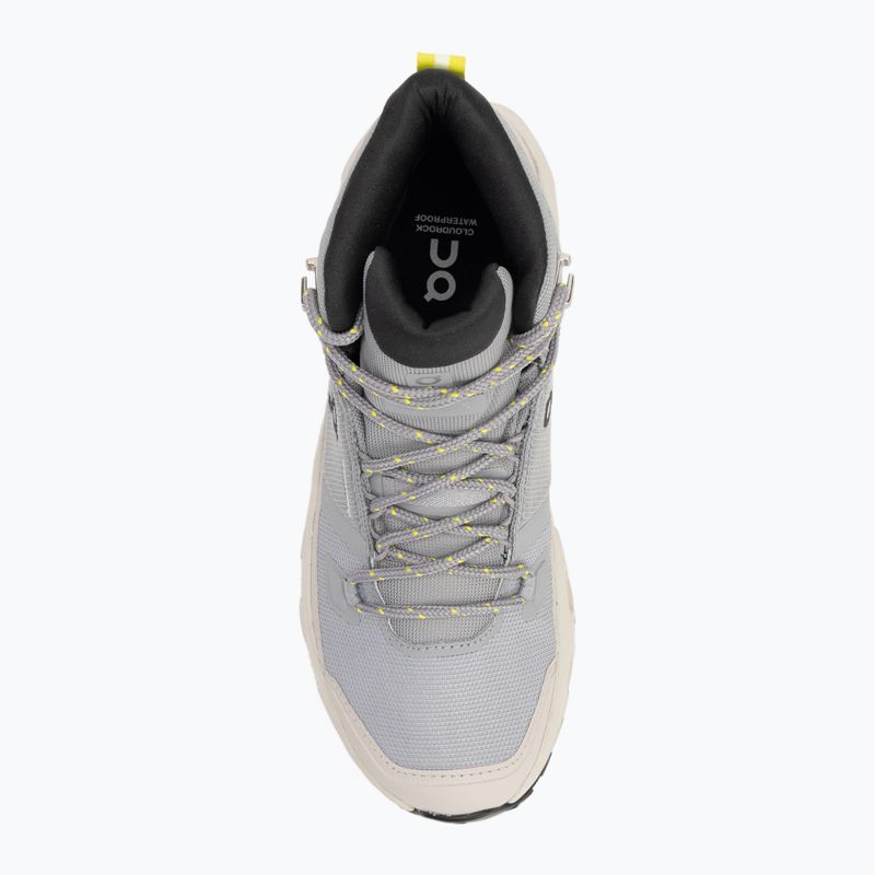 Buty damskie On Cloudrock Mid Waterproof alloy/ice 5