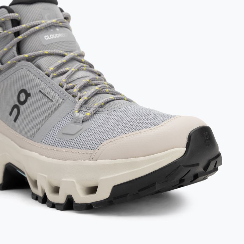 Buty damskie On Cloudrock Mid Waterproof alloy/ice 7