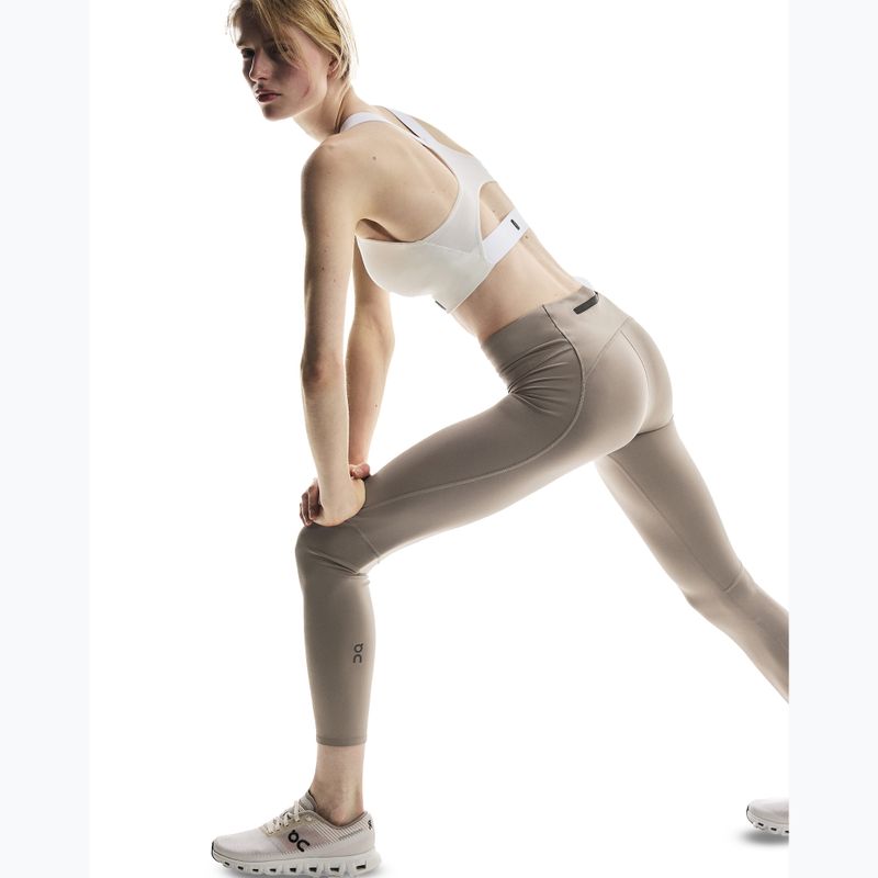 Legginsy treningowe damskie On Performance Tights 7/8 cinder 5