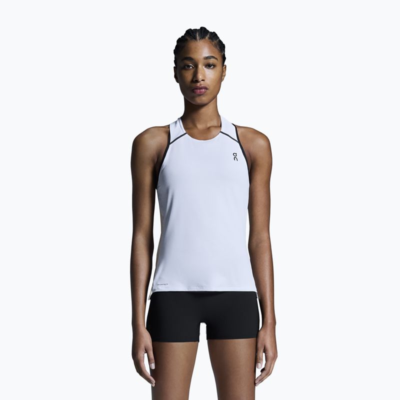 Koszulka do biegania damska On Performance Tank white/silver