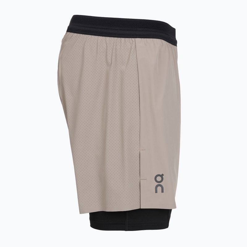 Spodenki do biegania męskie On 5" Performance 2/1 cinder/black 3