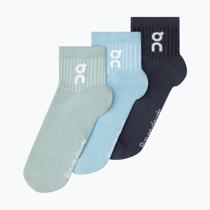 Skarpety On Logo Sock Mid 3 pary wash/navy