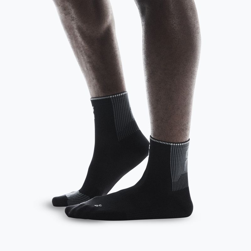 Skarpety On Performance Run Mid black/eclipse 2