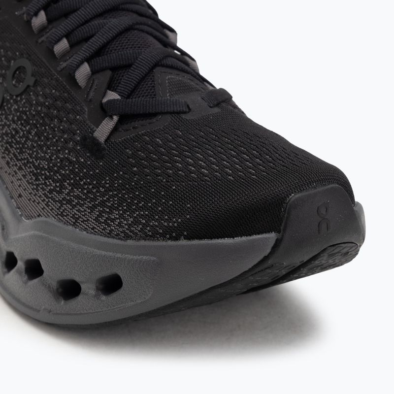 Buty do biegania damskie On Cloudsurfer Max Wide black/eclipse 7