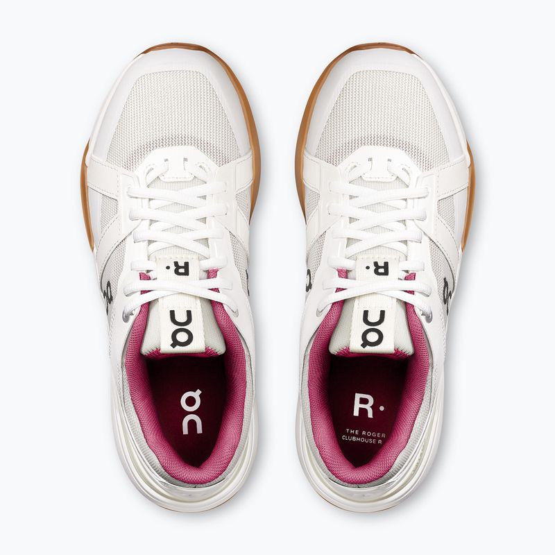 Buty do tenisa damskie On The Roger Clubhouse Pro ivory/grenadine 13