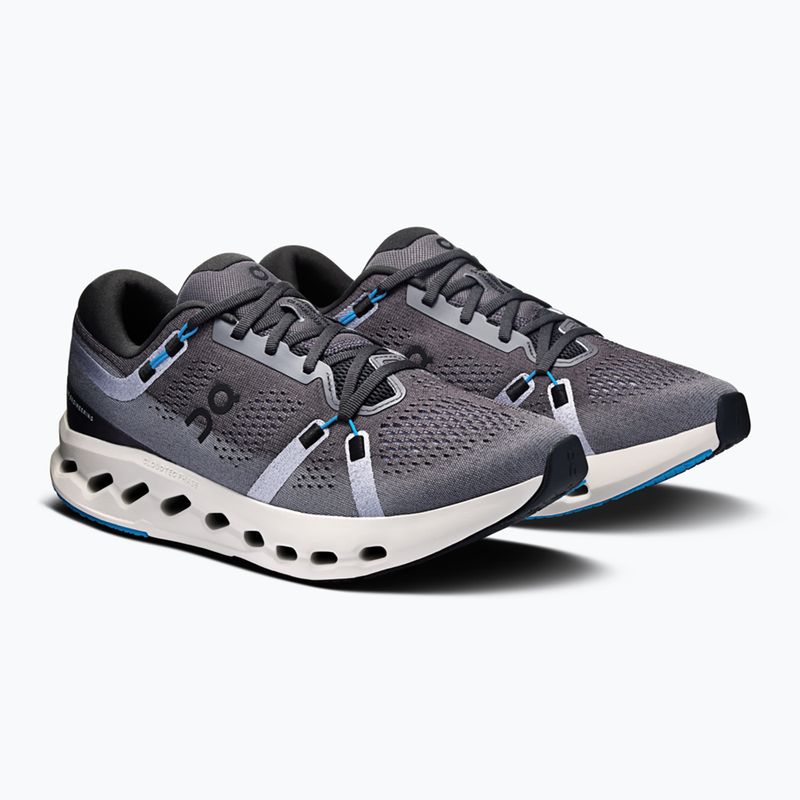 Buty do biegania damskie On Cloudsurfer 2 Wide black/malibu 4