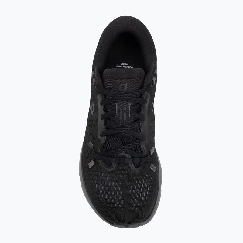 Buty do biegania damskie On Cloudsurfer 2 Wide black/black 5