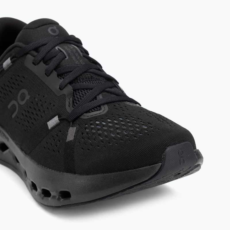 Buty do biegania damskie On Cloudsurfer 2 Wide black/black 7