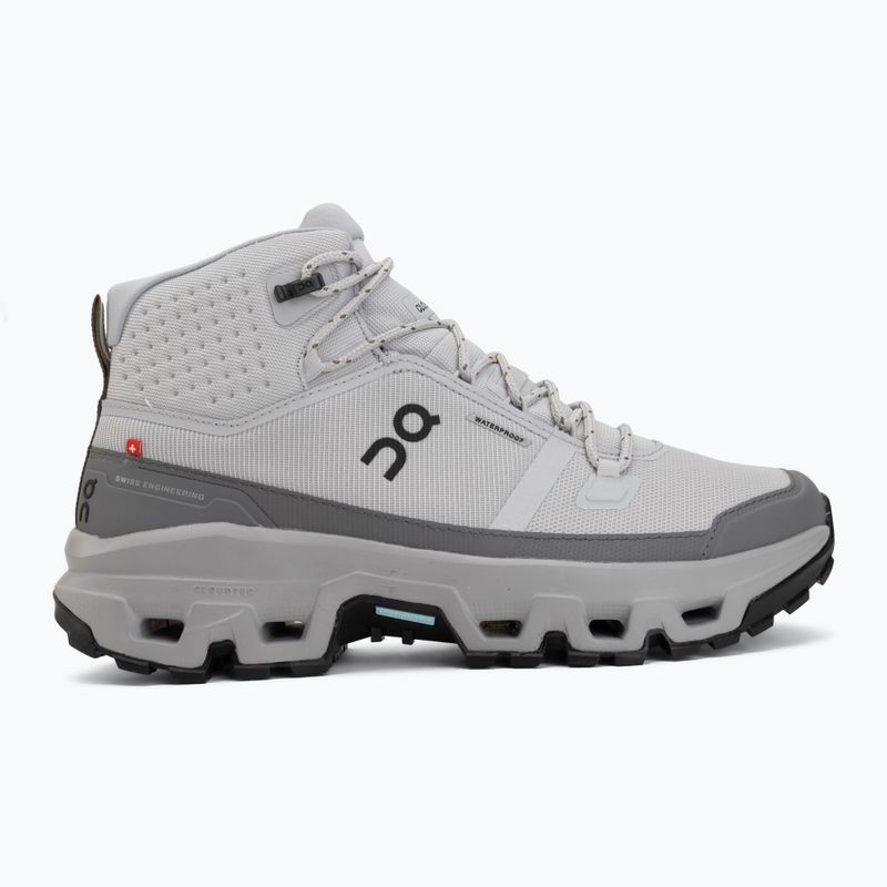 Buty turystyczne męskie On Cloudrock Mid Waterproof glacier/alloy 2