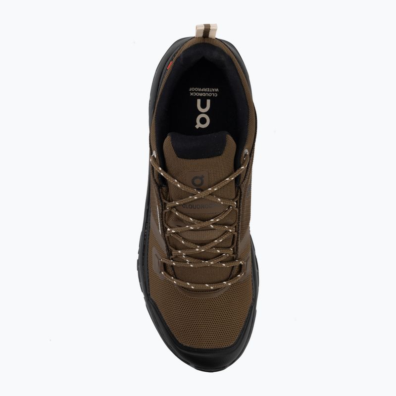 Buty męskie On Cloudrock Low Waterproof earth/black 5