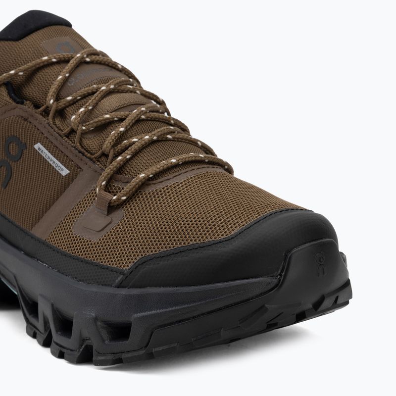 Buty męskie On Cloudrock Low Waterproof earth/black 7