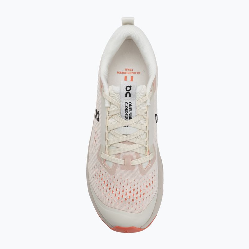 Buty do biegania damskie On Cloudsurfer Trail 2 ivory/salmon 5