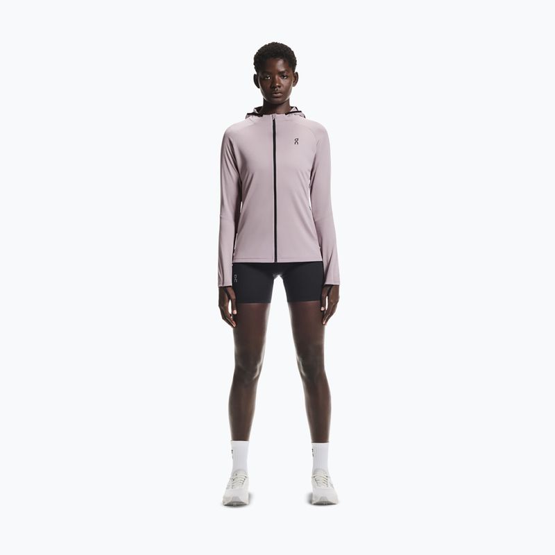 Bluza do biegania damska On Climate Zip Hoodie heron 2