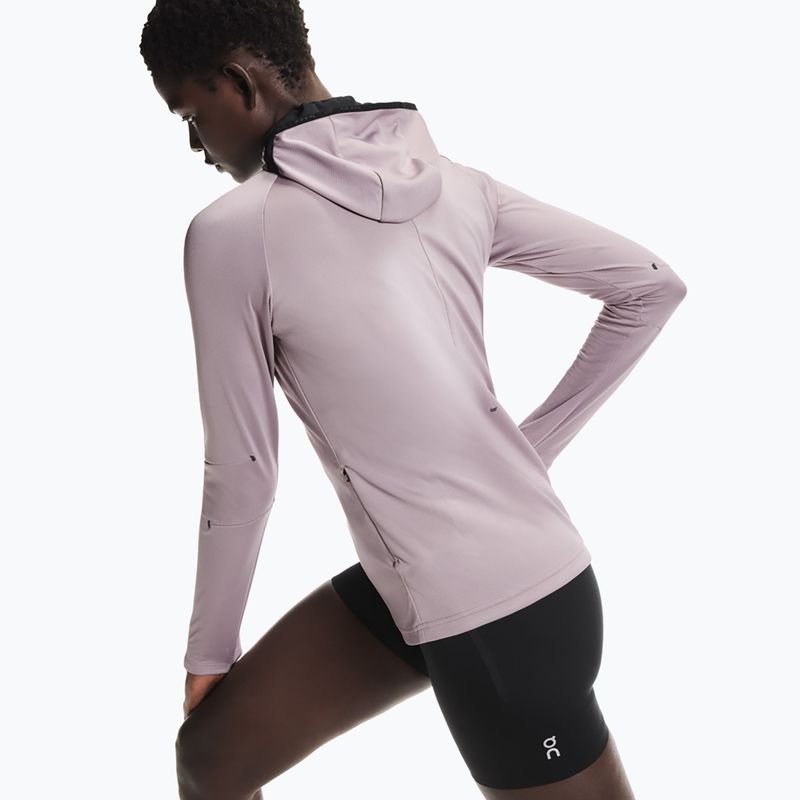 Bluza do biegania damska On Climate Zip Hoodie heron 5