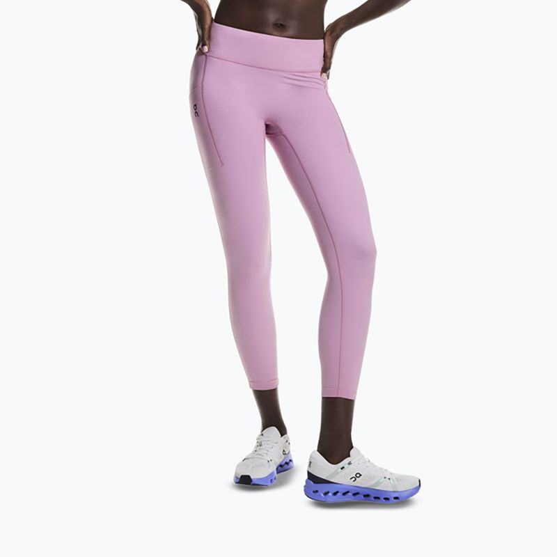 Legginsy do biegania damskie On Performance Tights 7/8 sakura