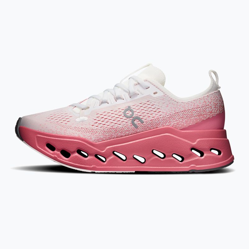 Buty do biegania damskie On Cloudsurfer Max white/camellia 9