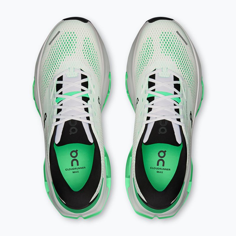 Buty do biegania męskie On Cloudrunner 3 Max white/verdite 10