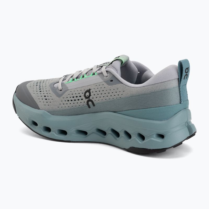 Buty do biegania męskie On Cloudsurfer Trail 2 platinum/tide 3