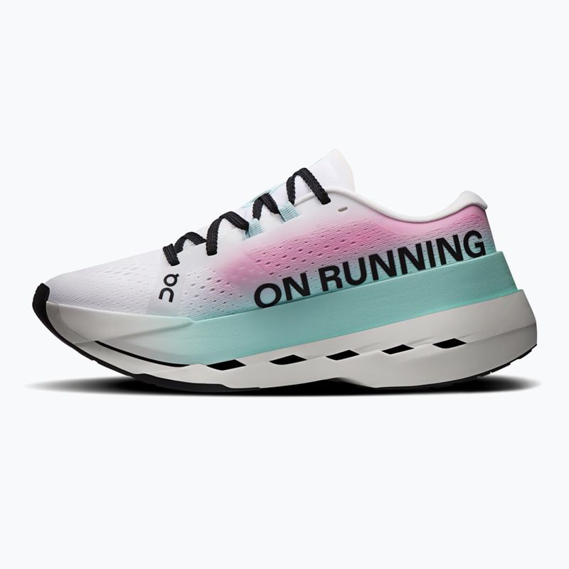 Buty do biegania damskie On Cloudboom Max white/celeste 9
