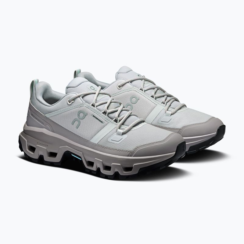 Buty turystyczne damskie On Cloudrock Low Waterproof glacier/ore 9