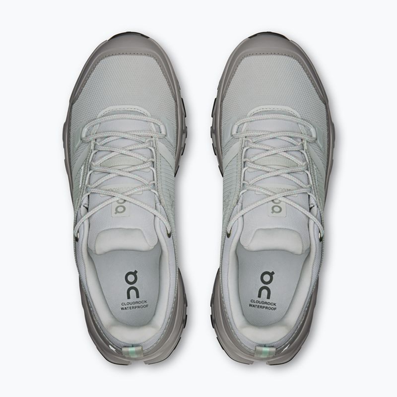 Buty turystyczne damskie On Cloudrock Low Waterproof glacier/ore 10
