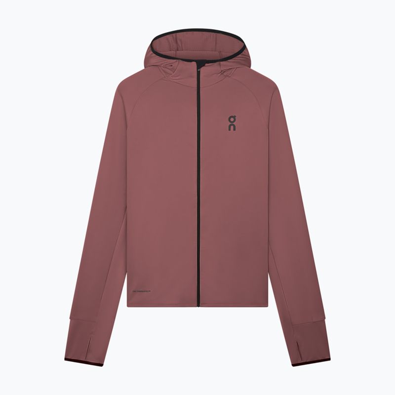 Bluza do biegania męska On Climate Zip Hoodie barberry