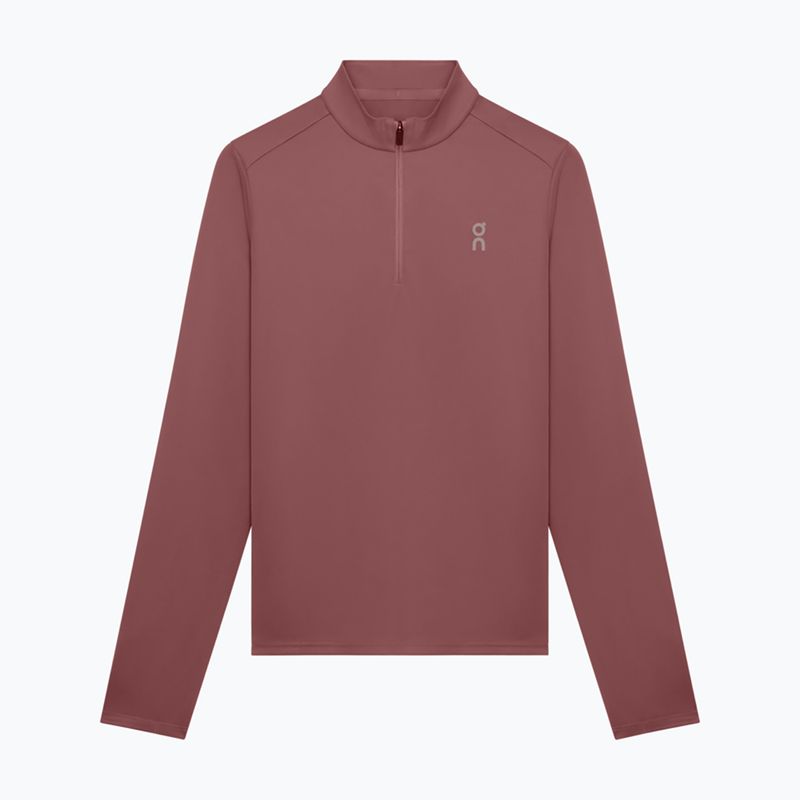 Bluza do biegania damska On Core 1/4 Zip barberry