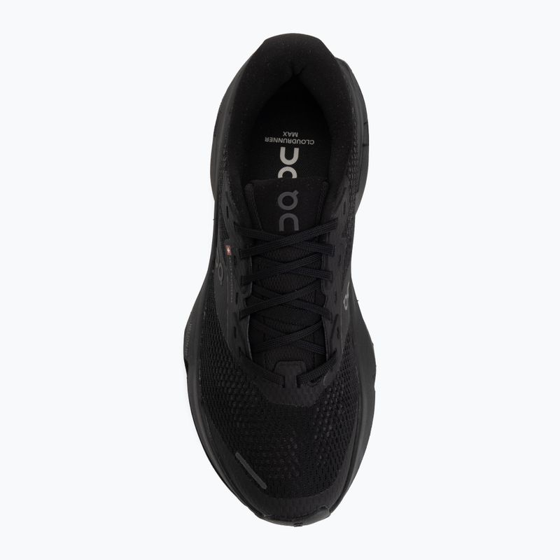 Buty do biegania męskie On Cloudrunner 3 Max black/black 5