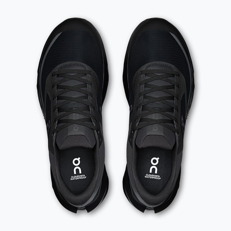Buty do biegania męskie On Cloudvista 3 Waterproof black/black 10