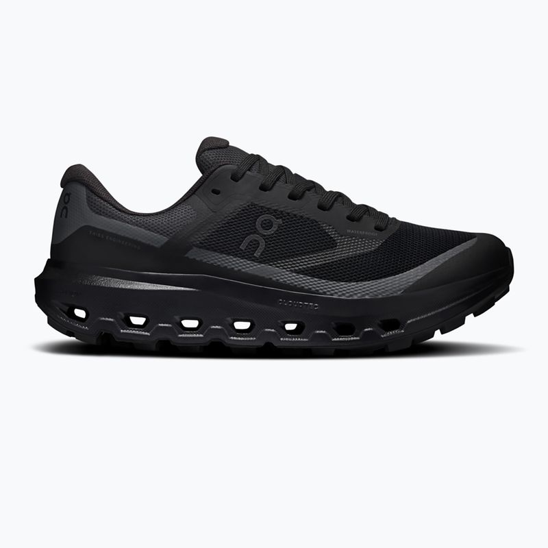 Buty do biegania damskie On Cloudvista 3 Waterproof black/black 8
