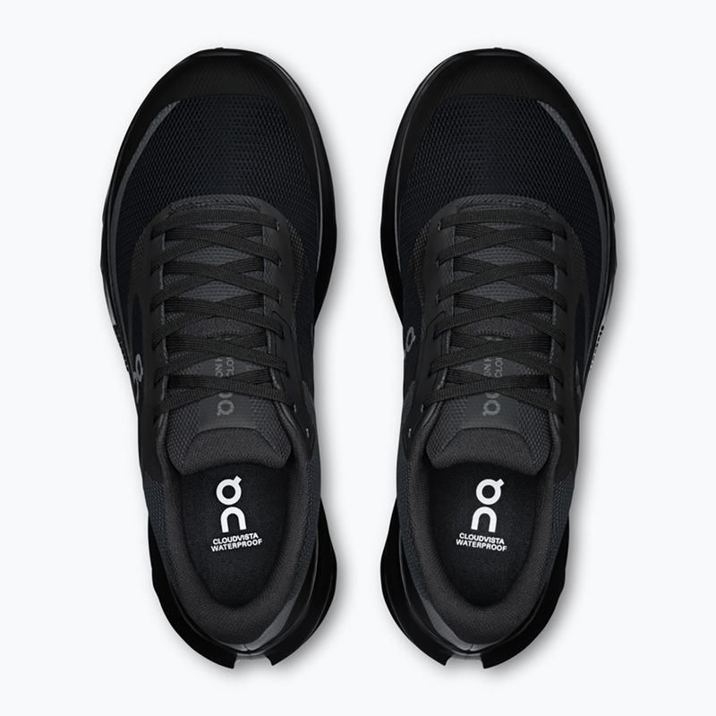 Buty do biegania damskie On Cloudvista 3 Waterproof black/black 10