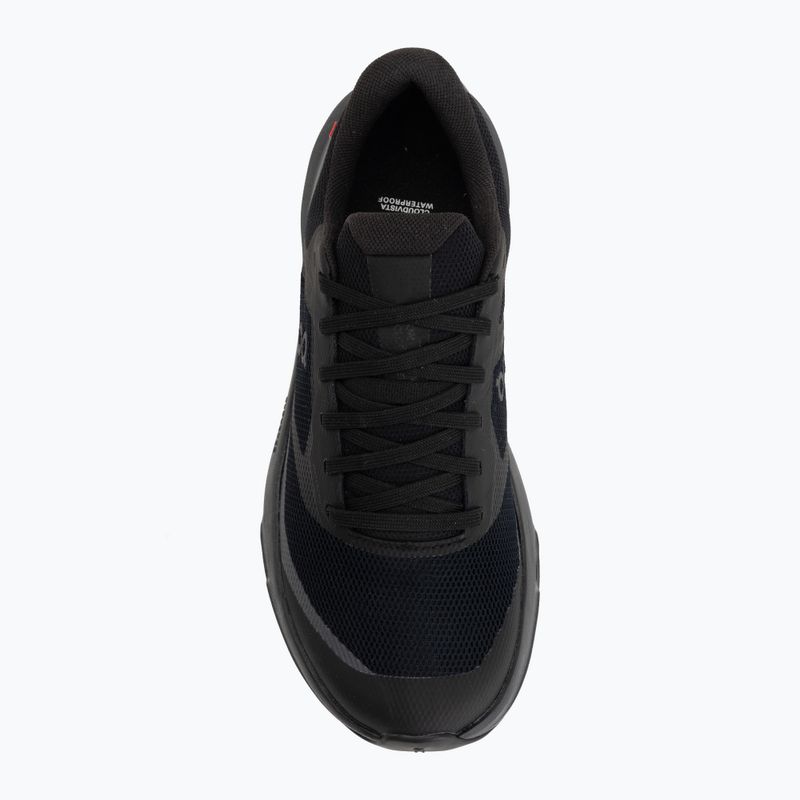 Buty do biegania damskie On Cloudvista 3 Waterproof black/black 5