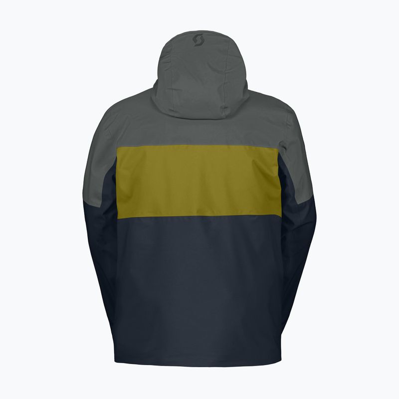 Kurtka narciarska męska SCOTT Ultimate Dryo 10 shadow grey/meadow green 7