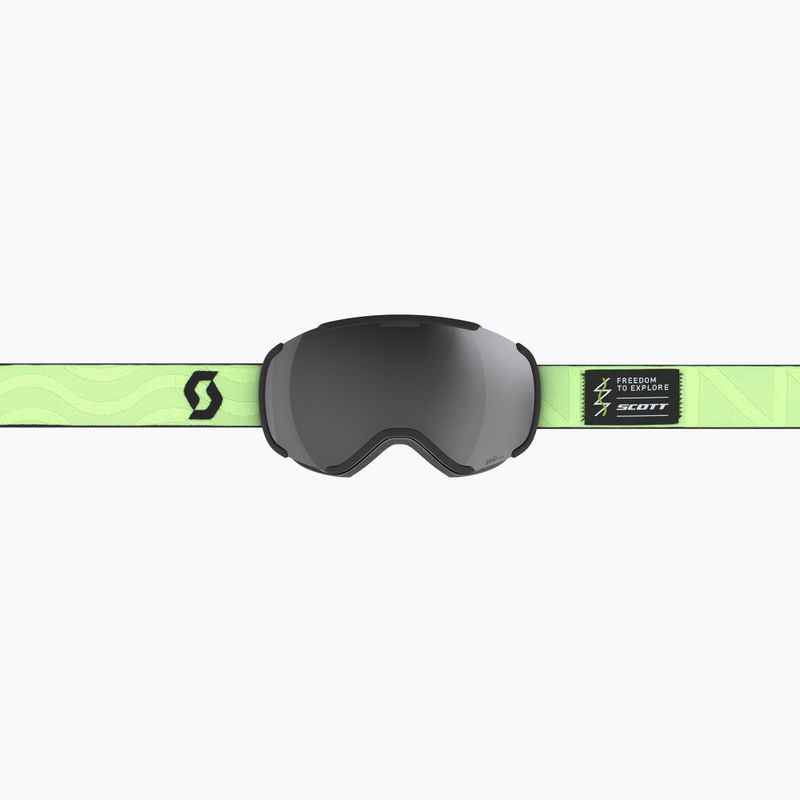 Gogle narciarskie SCOTT Faze II glow green/amp black chrome 6