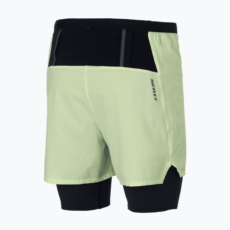 Spodenki do biegania męskie SCOTT Hybrid Endurance Tech acid yellow/black 2