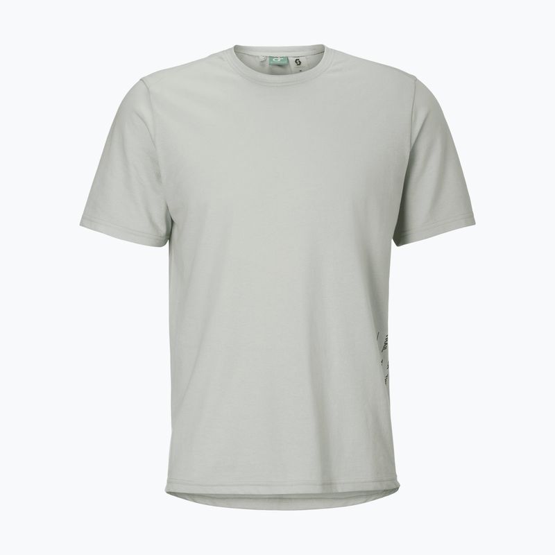 Koszulka do biegania męska SCOTT Endurance DRI Tee spray grey/acid yellow