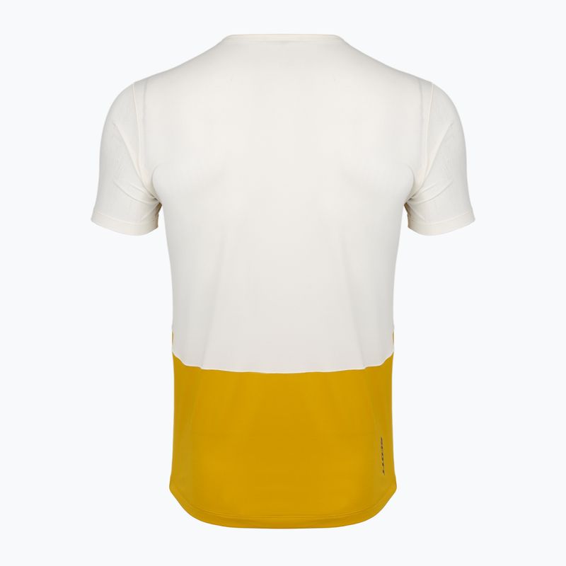 Koszulka do biegania męska SCOTT Endurance Tech white/sundial yellow 2