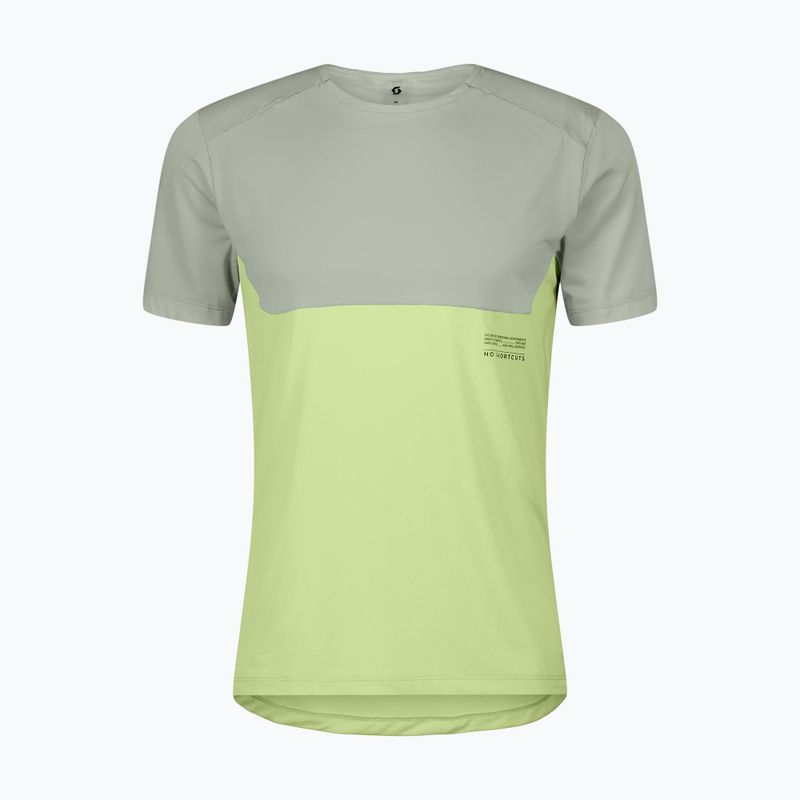 Koszulka do biegania męska SCOTT Endurance Tech spray grey/acid yellow