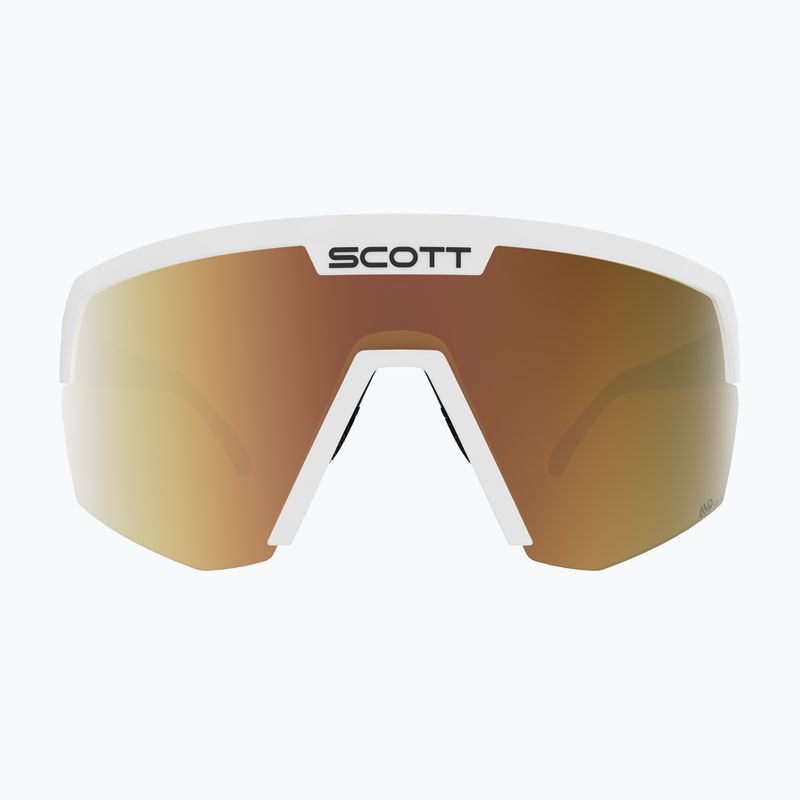 Okulary przeciwsłoneczne SCOTT Sport Shield LS white matt/amp ls gold chrome 2