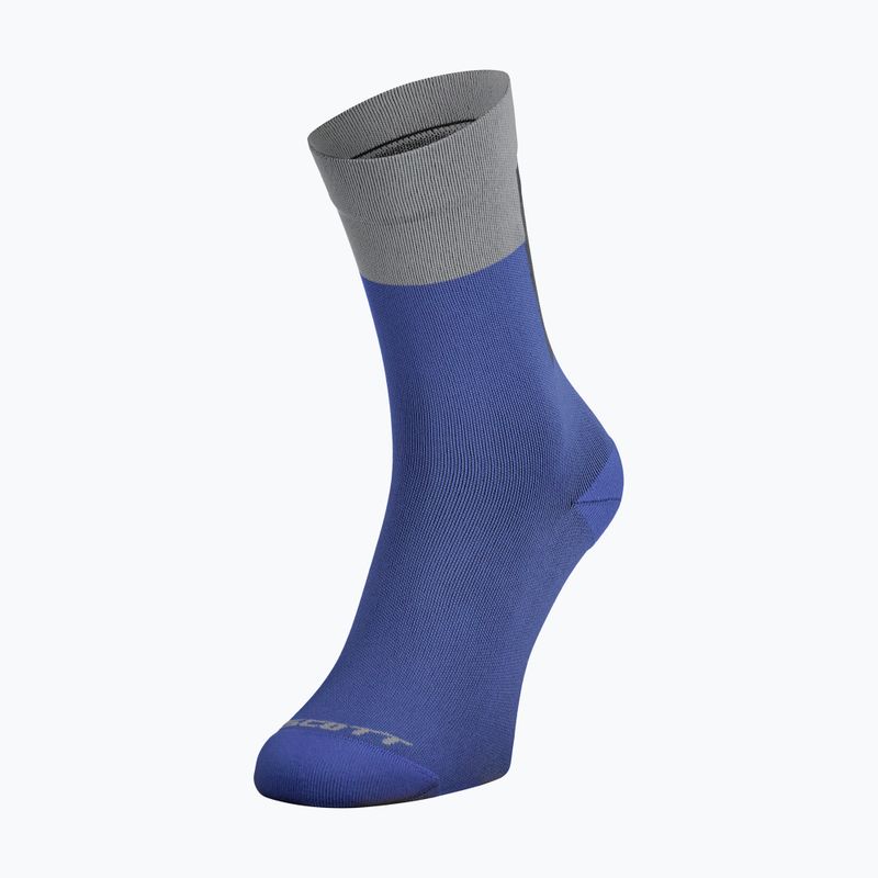 Skarpety SCOTT Block Stripe Crew dark blue/spray grey