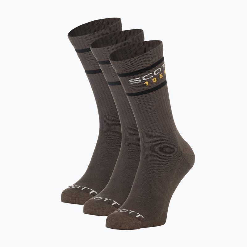 Skarpety SCOTT Retro Casual Crew 3 pary wood grey